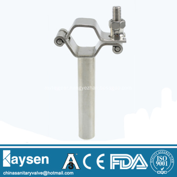 Sanitary Hexagon pipe holder with tube hanger